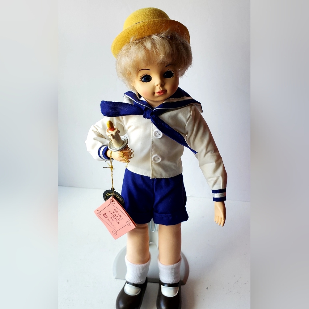 Vintage 1988 Jack Be Nimble Doll 15" Tall Hand Made Brinns Fairy Tales Series.